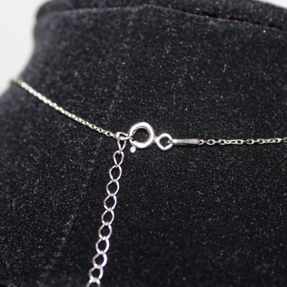 Brilliant Crystal 925 Sterling Silver Moon & Star Necklace Turkish Flag - Picture 8 of 11